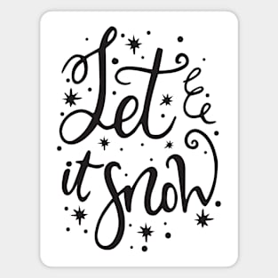 Let it snow - Christmas time Magnet